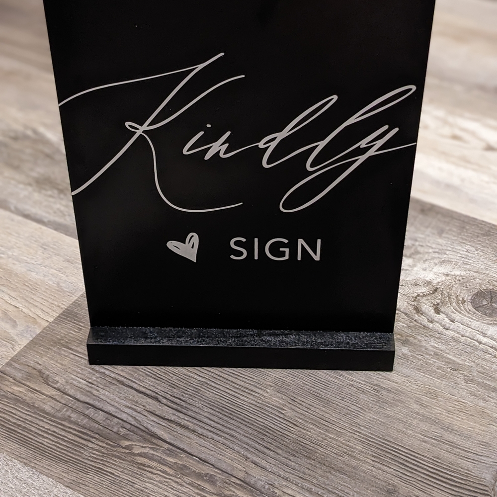 Kindly Sign - Picture 2 of 2